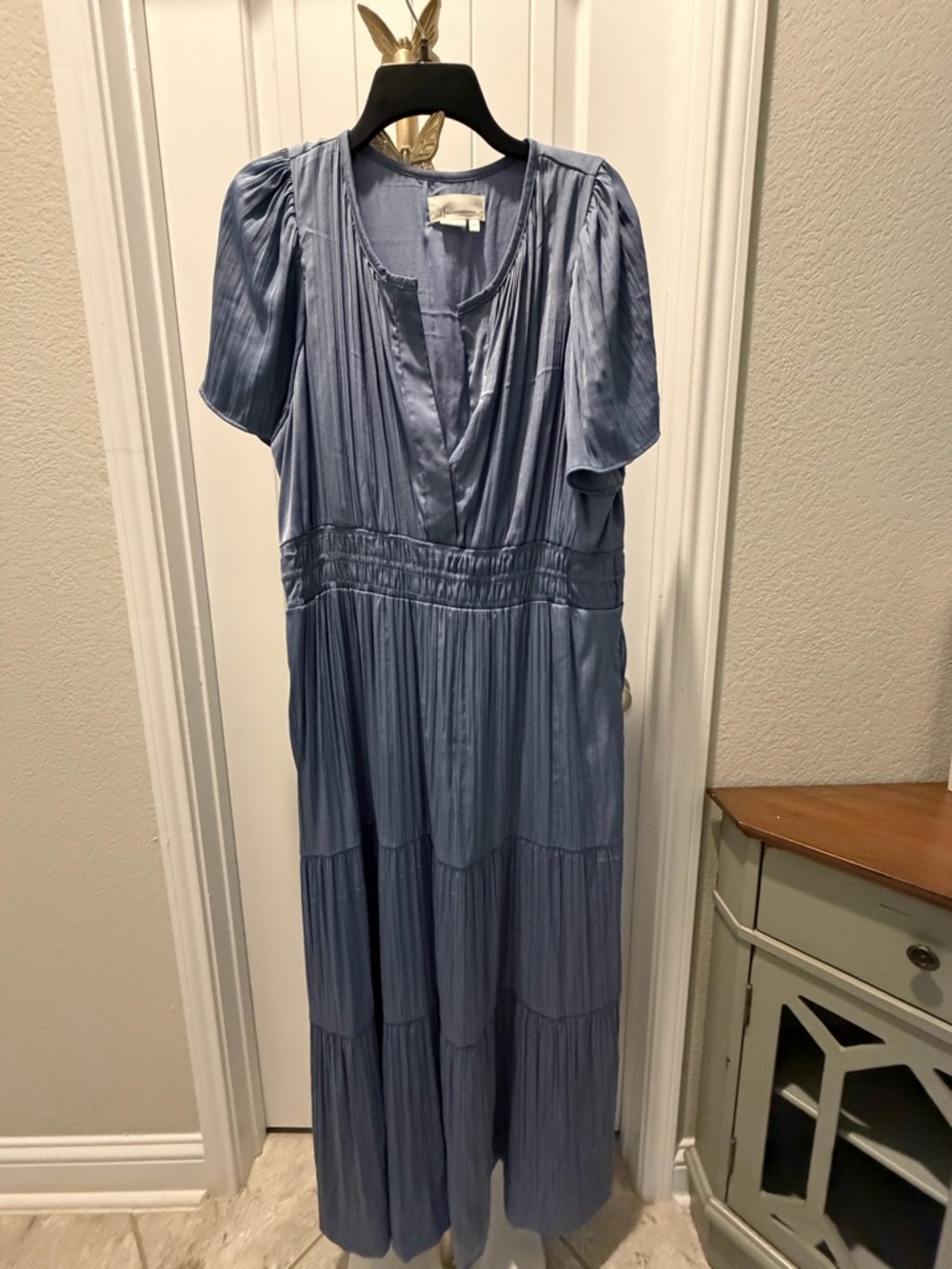 Anthropologie the Somerset Short-Sleeve Maxi Dress